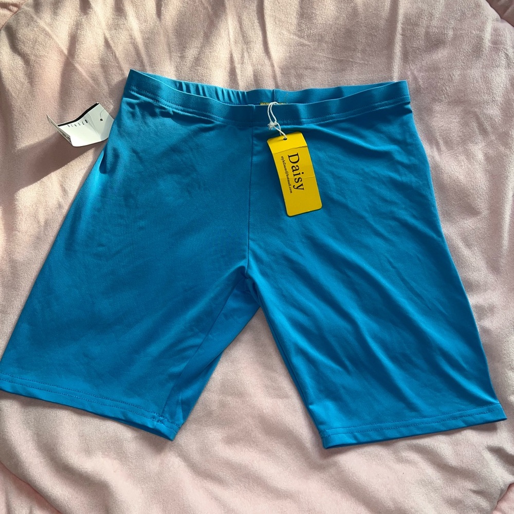 Daisy Bright Blue Active Shorts